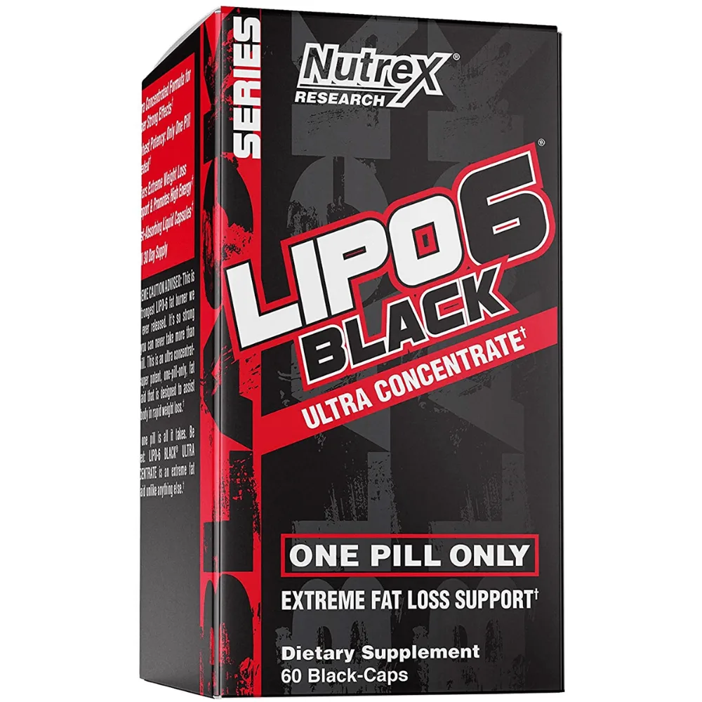 Lipo 6 Black Ultra Concentrate-60 caps-NUTREX