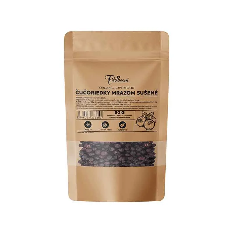 FitBoom Čučoriedky lyofilizované 50 g