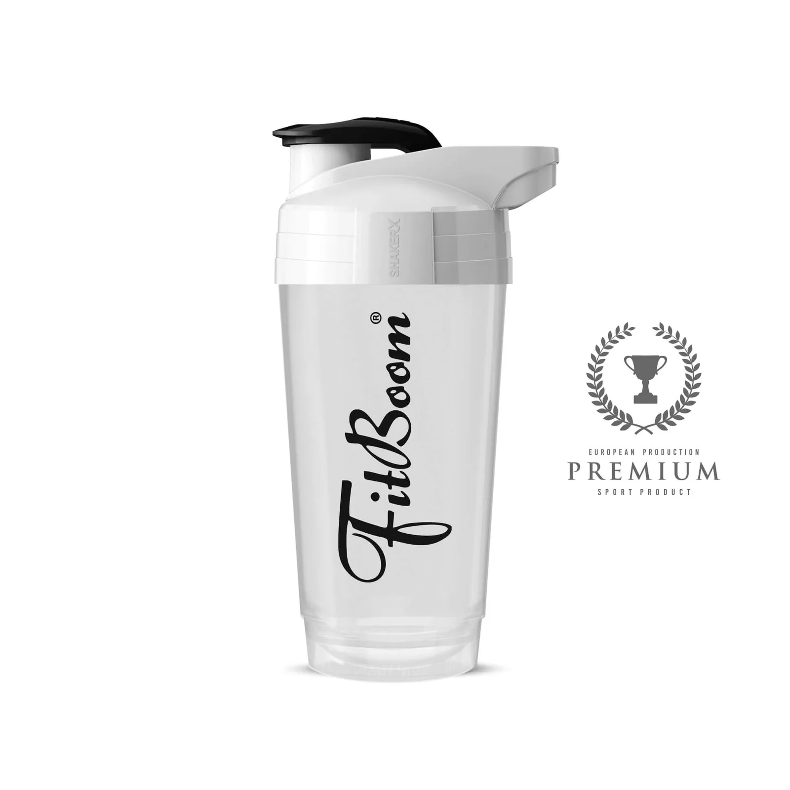 FitBoom Šejker 700ml (bielo-priesvitný)