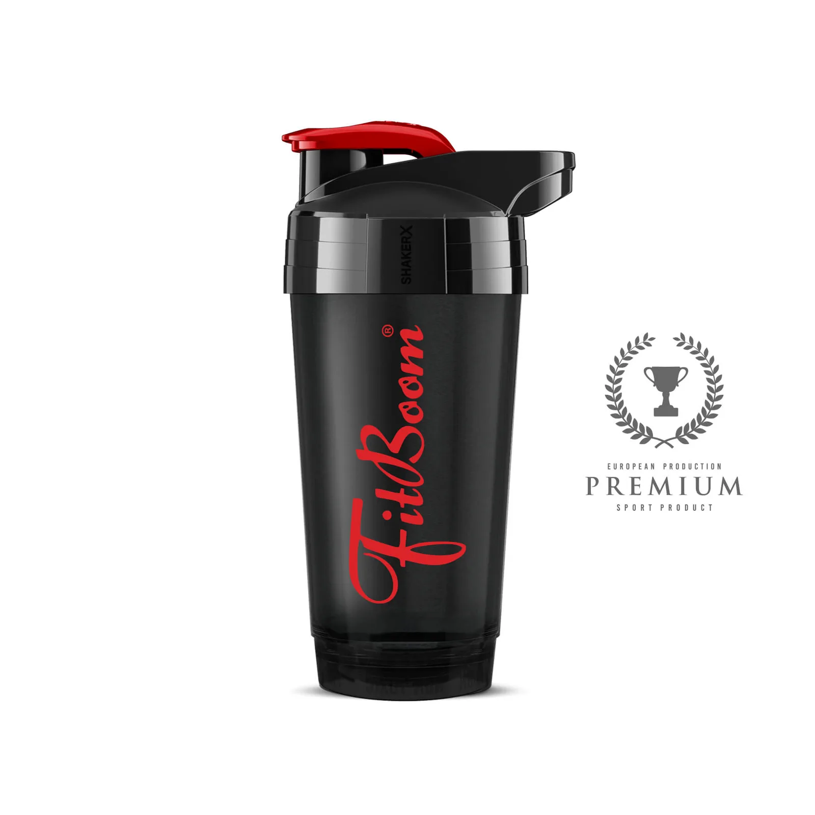 FitBoom Šejker 700ml (čierno-priesvitný)