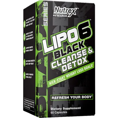 Lipo 6 Black Cleanse & Detox 60 caps NUTREX