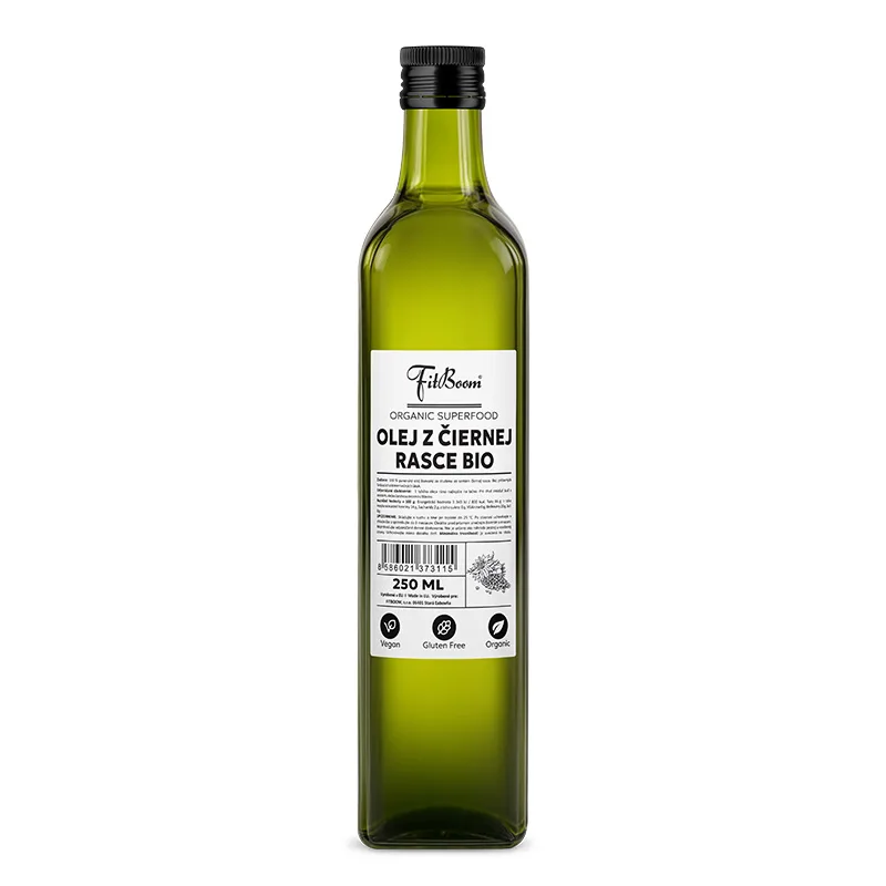 FitBoom Olej z čiernej rasce BIO - 250ml