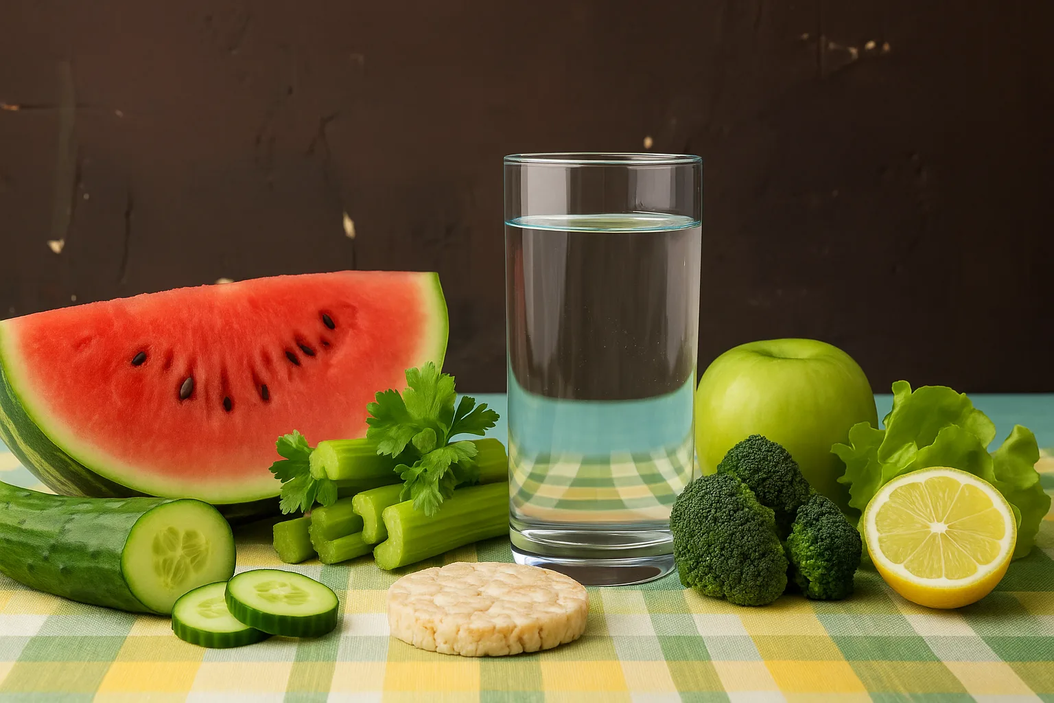 Top 5 potravín na podporu hydratácie organizmu